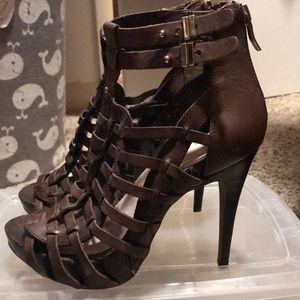 BCBG Brown heels